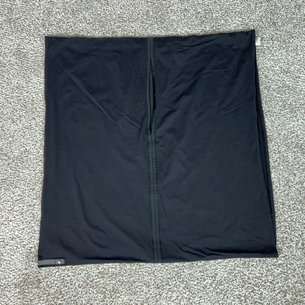 Lululemon Scarf Womens One Size Black Athletic Wrap Vinyasa Casual Logo Sport
